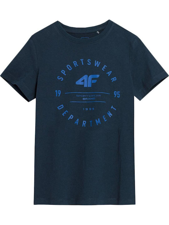 4F Παιδικό T-shirt Μπλε