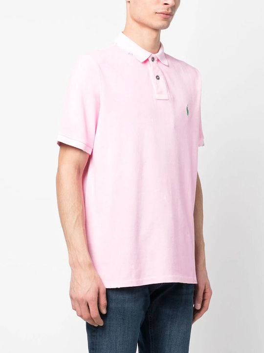 Ralph Lauren Ανδρικό T-shirt Polo Carmel Pink