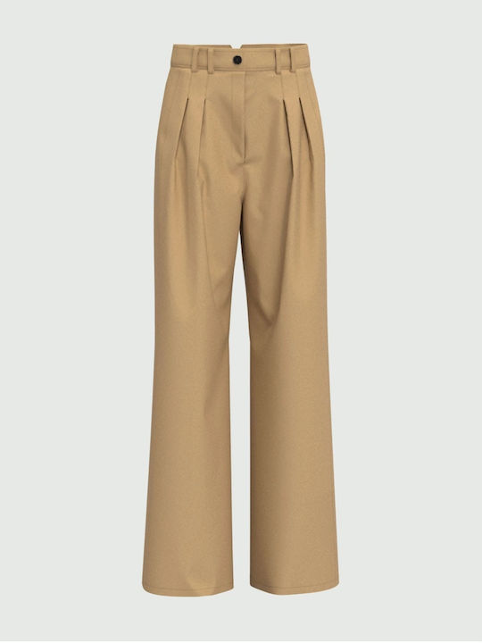 EMME MARELLA BRINA DARTED PANTS BEIGE