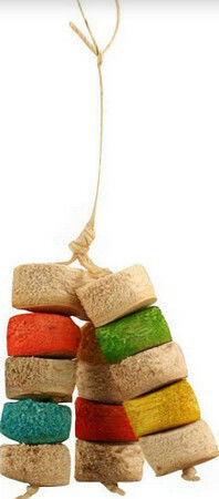 Bird Kabob Chiquito Zubehör für Papageienkäfige aus Hölzernes 12x3cm