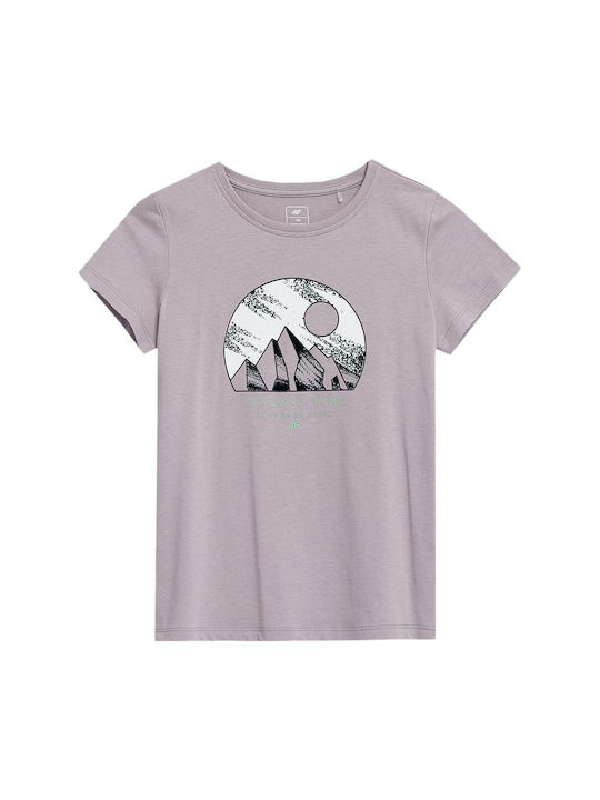 4F Kinder-T-Shirt Lila