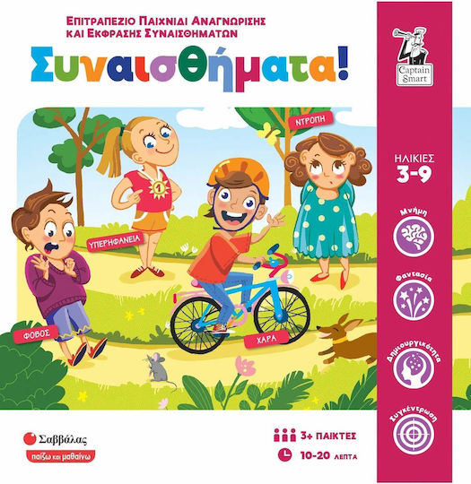 Savvalas Feelings Joc Educațional de Cunoștințe pentru 3+ ani Ani