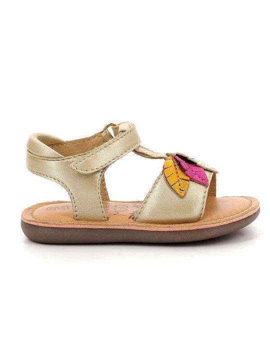 Children's Sandal Mod8 929790-10-15.B Beige Gold