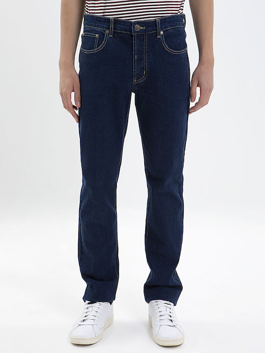 Five pocket jean modern fit Dark Blue