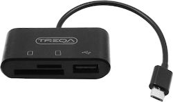 Treqa Card Reader micro USB για SD