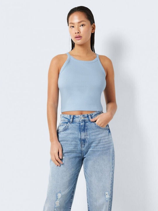 Noisy may 27020104 halter neck top light blue