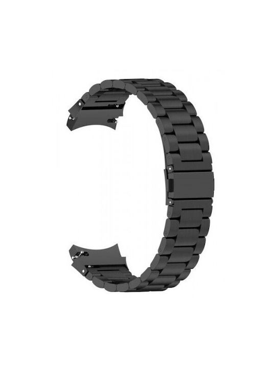 QuickFit Λουράκι Ανοξείδωτο Ατσάλι Μαύρο (Galaxy Watch4 / Watch5 / Watch5 Pro)