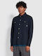 Farah Rockfield Poplin Overshirt Blue