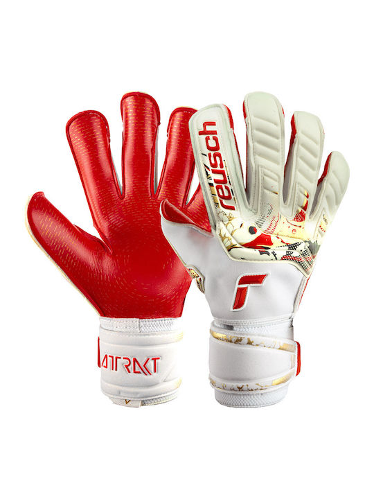 Reusch Attrakt Gold X Glueprint Γάντια Τερματοφύλακα Ενηλίκων Χρυσά