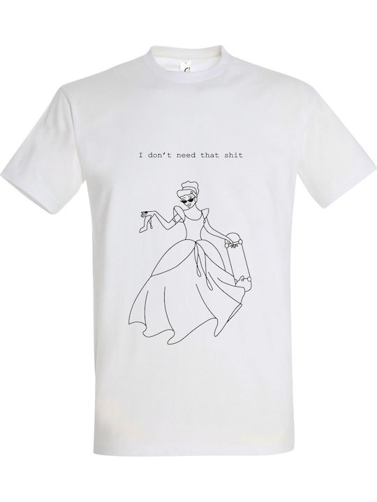 T-shirt Unisex " Cinderella Streatwear " White