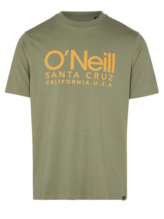 O'neill Ανδρικό T-shirt Χακί με Στάμπα