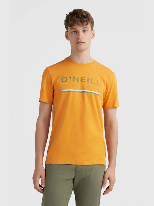 O'neill T-shirt Bărbătesc cu Mânecă Scurtă Portocaliu