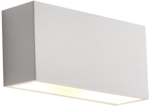 Adeleq Modern Lamp Wall with Socket G9 White 25x25x70cm