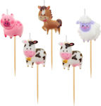 Candles Farm Animals / 5 pcs