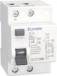 Elmark Phase Relays Leckage der Erde Double Pole 40851B