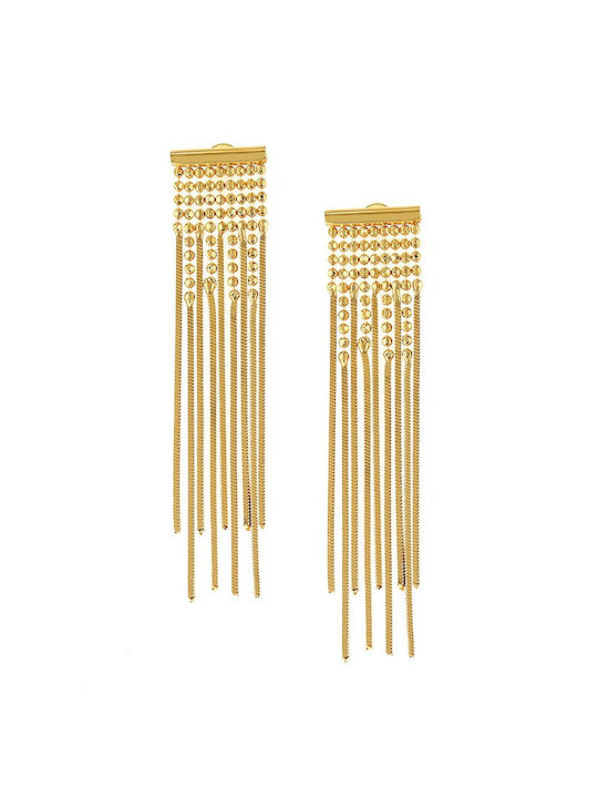 VITOPOULOS Earrings Yellow Gold Silver 925