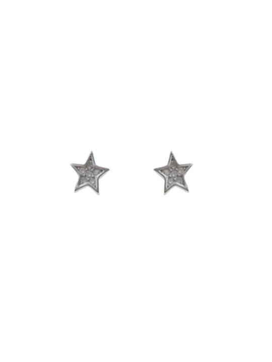 Star earrings made of Silver 925