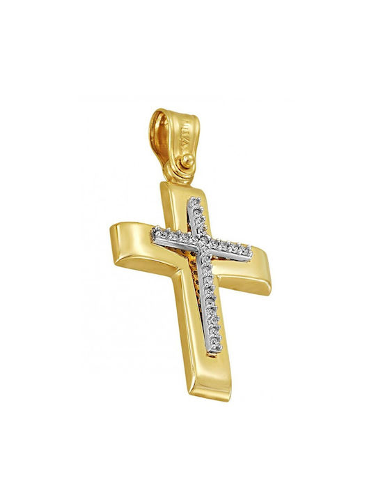 Gold Cross ST25599F 18 Carat Gold Cross