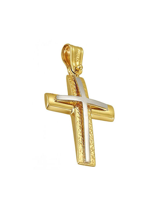 Kreuz aus 14 Karat Gold ST25573F Kreuz aus 14 Karat Gold