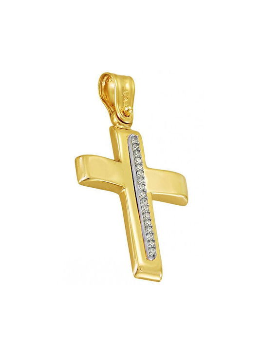 Gold Cross ST25598F 18 Carat Gold Cross