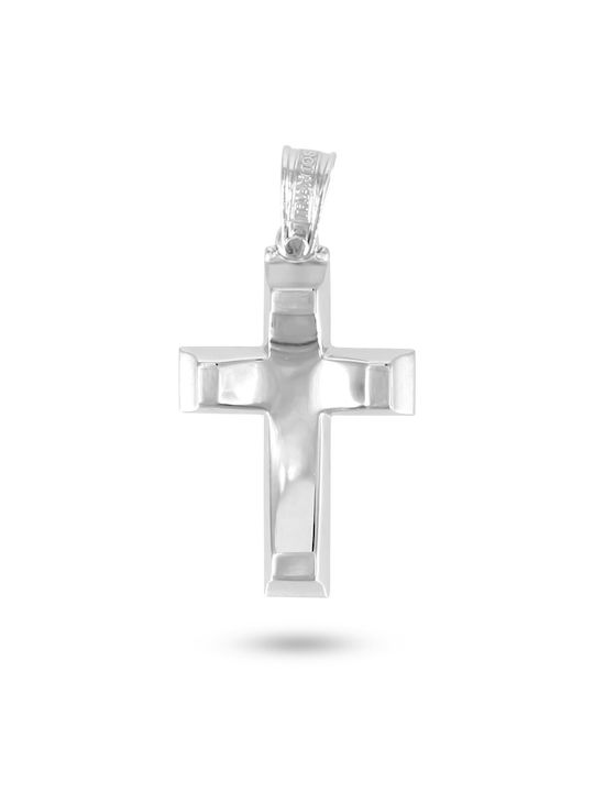 VITOPOULOS Cross White Gold K14