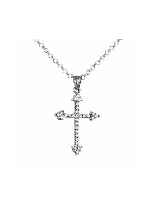 Cross necklace Silver necklace ASM-0091W