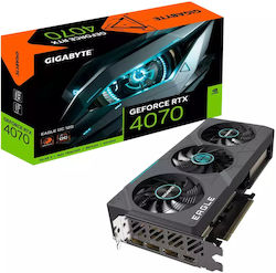 Gigabyte GeForce RTX 4070 12GB GDDR6X Eagle OC Κάρτα Γραφικών