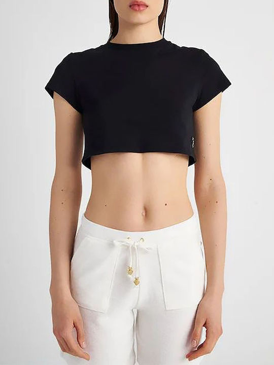 SugarFree 23812111 Damen Sport Crop Top Kurzarm...