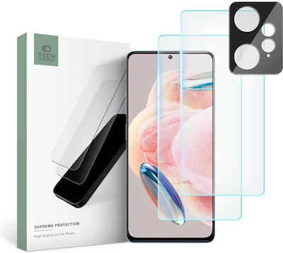 Tech-Protect Supreme Set Tempered Glass 2τμχ (Redmi Note 12 4G)
