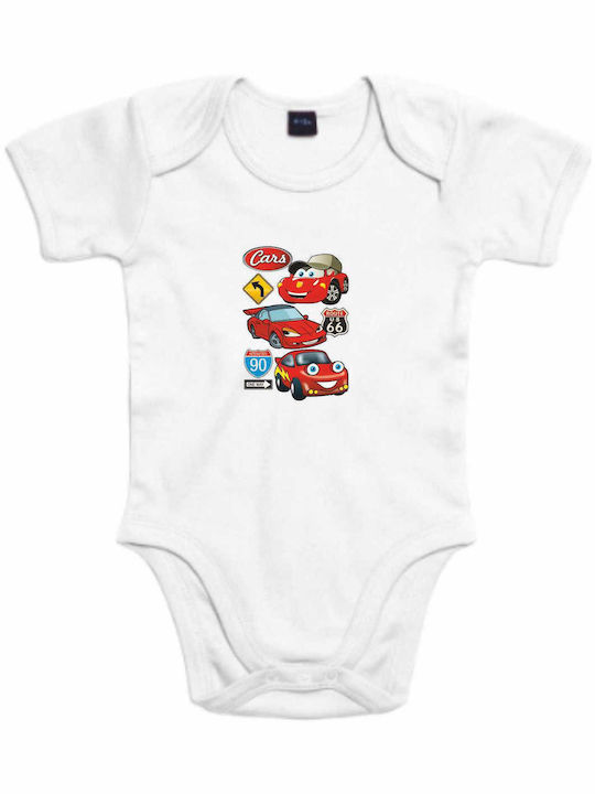 Bodysuit with Cars Design | A5528B _White