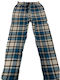 Pyjamahose Premier Plaid Pattern Pyjamahose in Blau Farbe