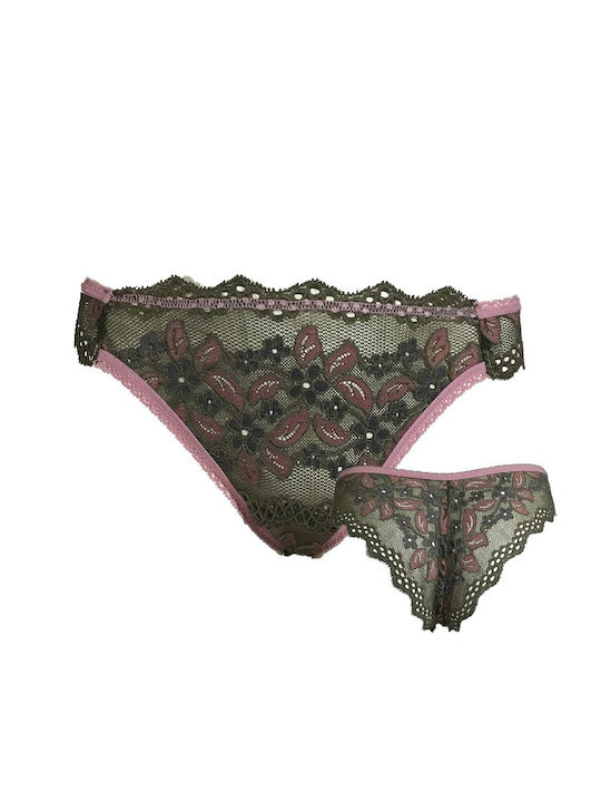 Brasilianische Slips mit Amelie Lace LADI