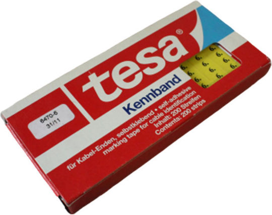 Tesa Kennband 6500 Маркиране на кабели 200 броя 200бр