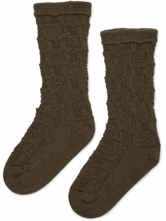 Knitted children's snuff socks in 100% merino wool no25-35 Konges Slojd