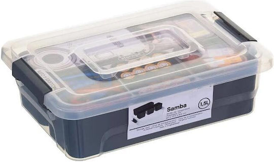 Plastik Aufbewahrungsboxen mit Deckel 1.5lt