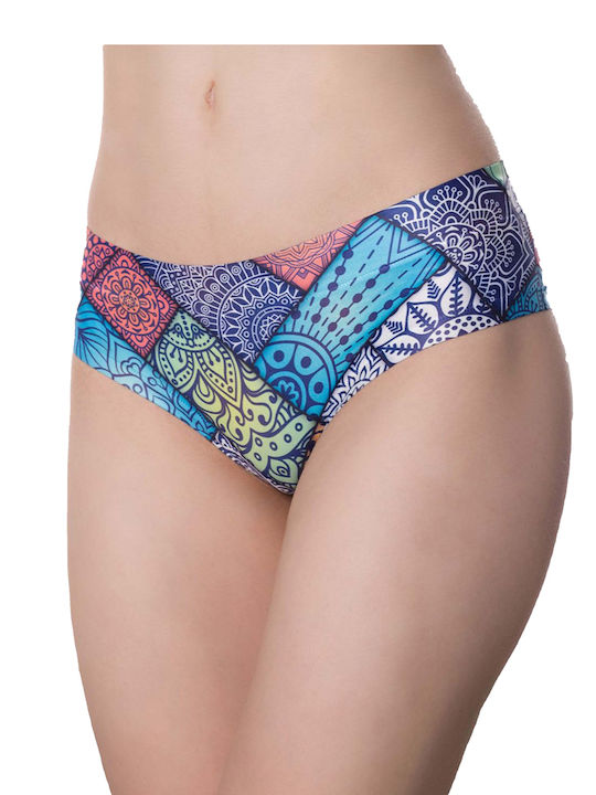 Mememe Mandala Bright Seamless Mandala Bottom - Blue