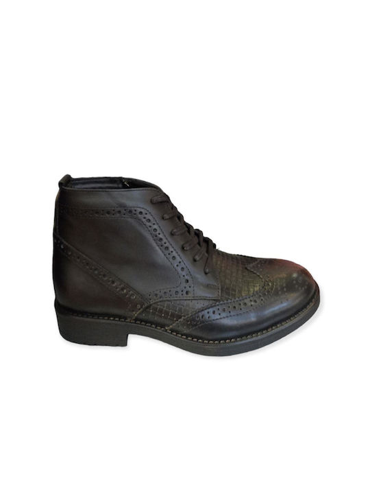 Base london hopkins hot sale brogue boots in black