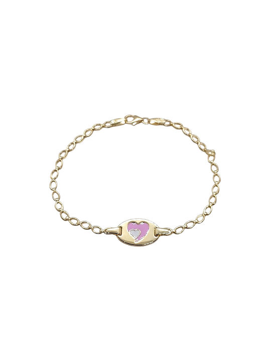 CHILDREN'S GOLD BRACELET 9K RBCG021