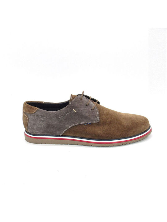 Men's casual leather Cabal.1300 Olive green