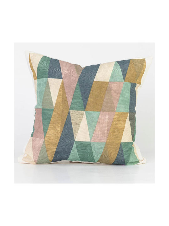 Borea Decorative Pillow Case Printed 45 From 100% Cotton Multicolour 45x45cm