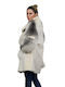 Fur mink cardigan (mink) Lora