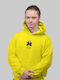 Dali Meeple Sweatshirt mit Kapuze - LEMON