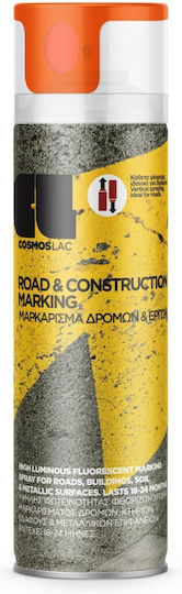 Cosmos Lac Spray Paint High Temperature with Metallic Effect Orange No 500ml