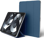 Elago Magnetic Folio Flip Cover Piele artificială Albastru (iPad Air 2020/2022) EPADA109-5-MFLO-BL