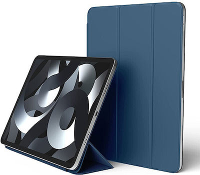 Elago Magnetic Folio Flip Cover Synthetic Leather Blue (iPad Air 2020/2022) EPADA109-5-MFLO-BL