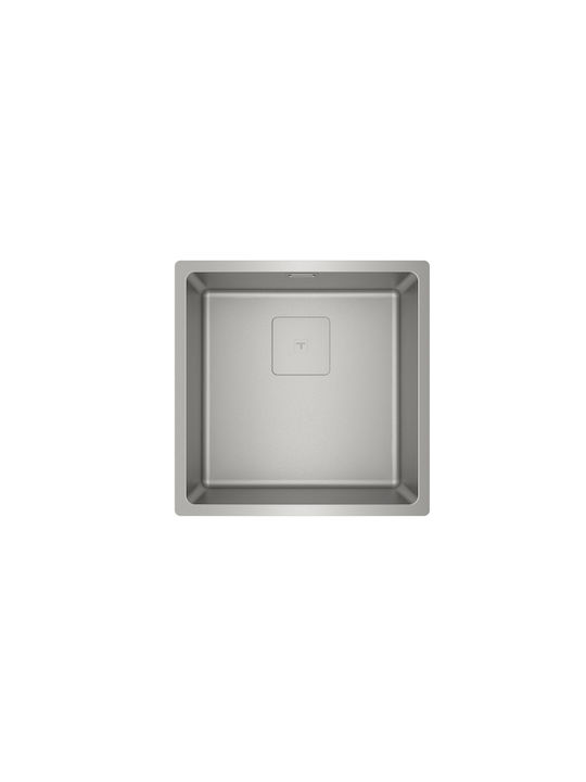Teka FlexLinea RS15 40.40 Fortinox Ένθετος Νεροχύτης Inox Σατινέ Μ44xΠ44cm Ασημί