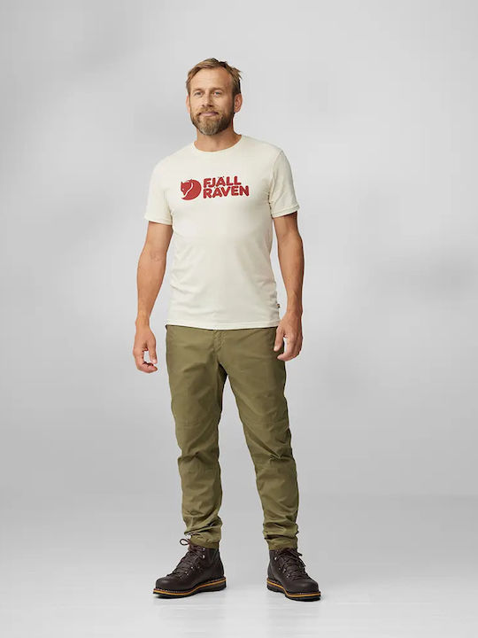 Fjallraven Logo T-shirt Λευκό
