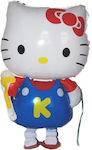 Balloon foil Hello Kitty Blue Walking