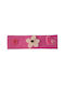 Fuchsia ribbon with flowers