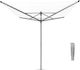 Brabantia Lift-O-Matic Folding Floor Clothes Drying Rack Made of Metal with 40m Hanging Length